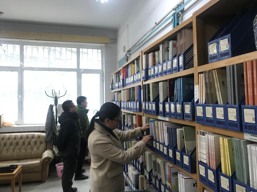 考察兰州大学现场